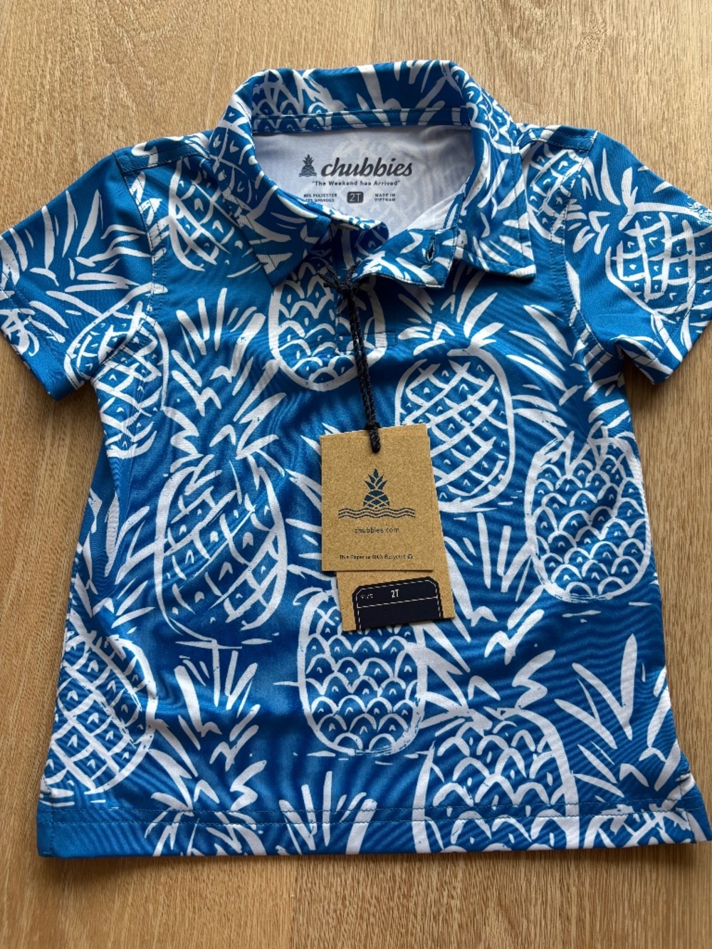 Chubbies - Boys pineapple polo